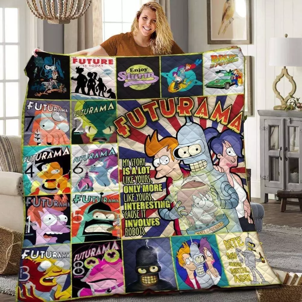 futurama blanket