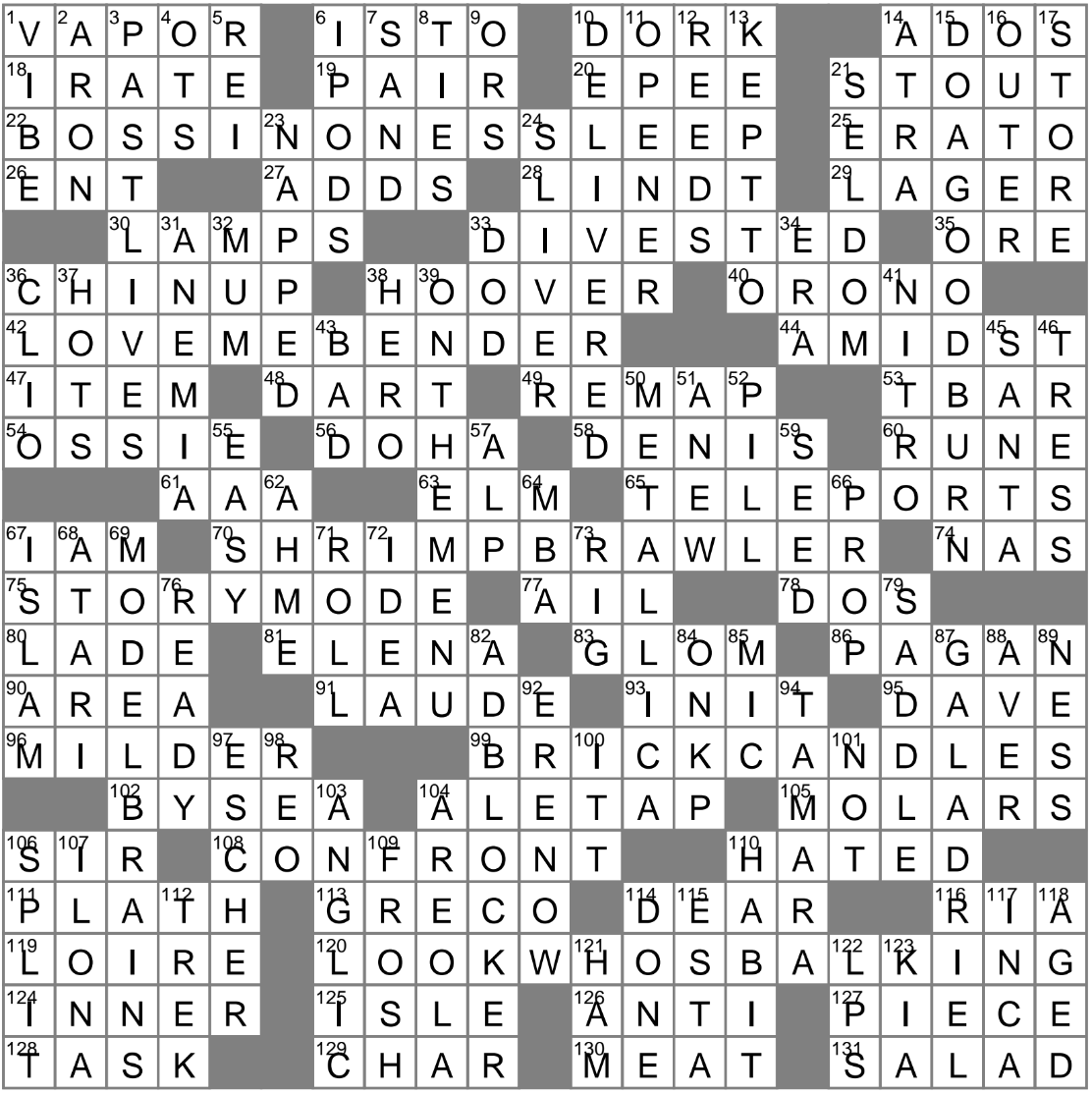 latimes crossword
