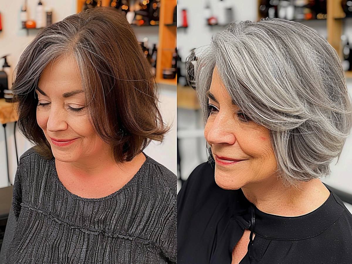 womens gray hairstyles