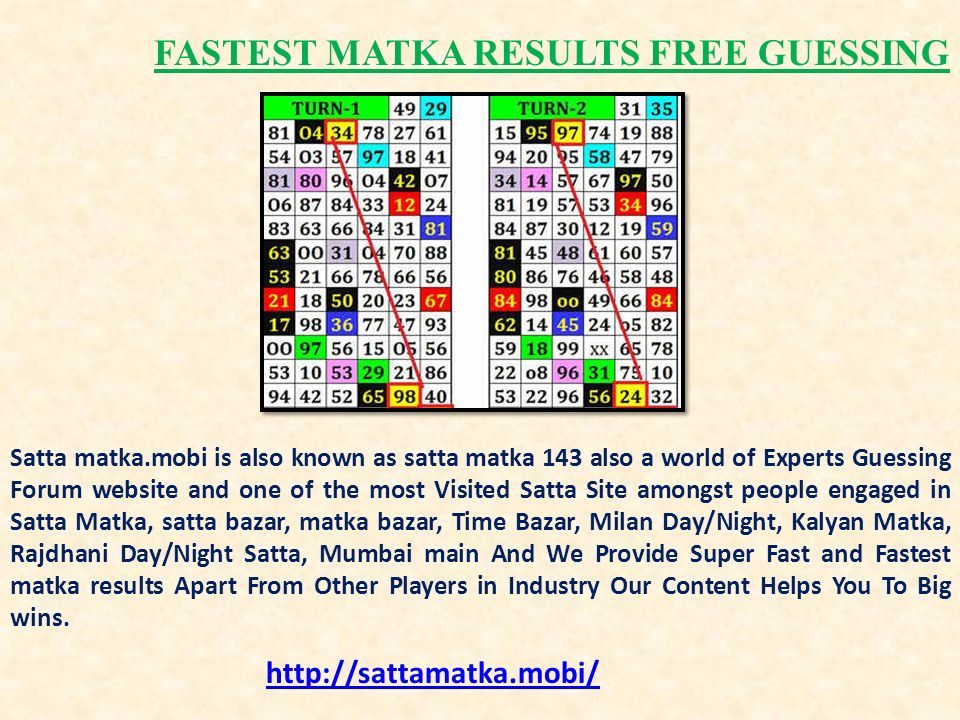 satta matka night kalyan guessing