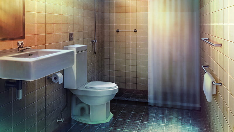 anime bathroom