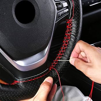 leather steering wheel cover stitch