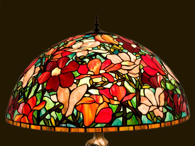 stained glass light shade