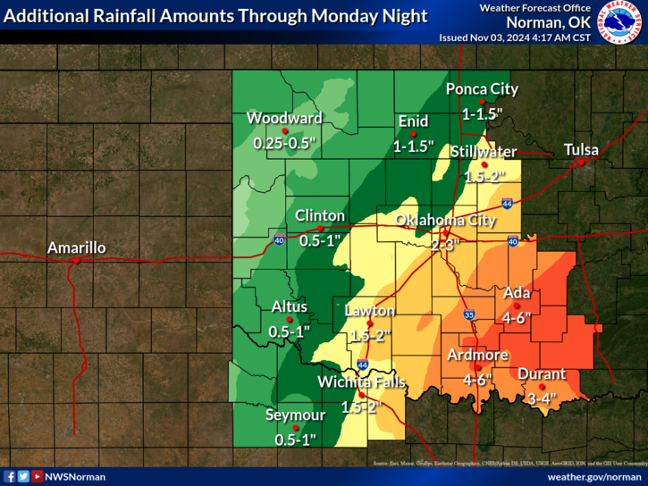 norman weather 7 day forecast