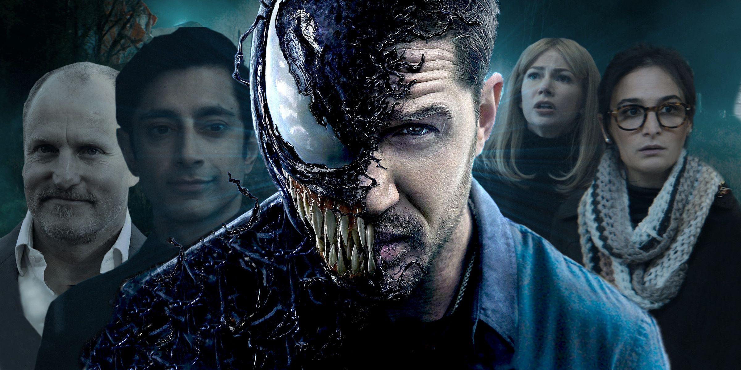 cast of venom 2018