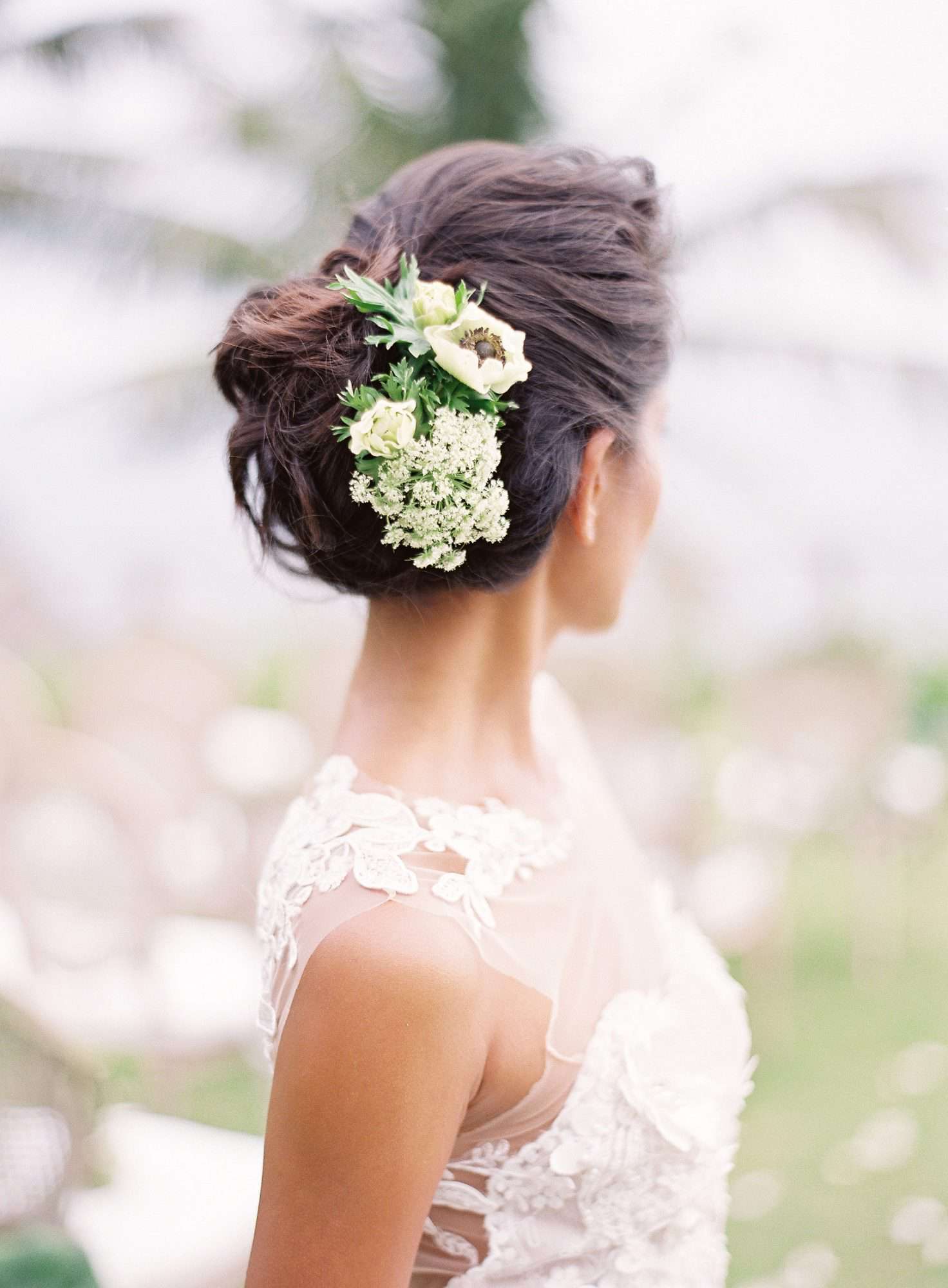 bridal hair flowers