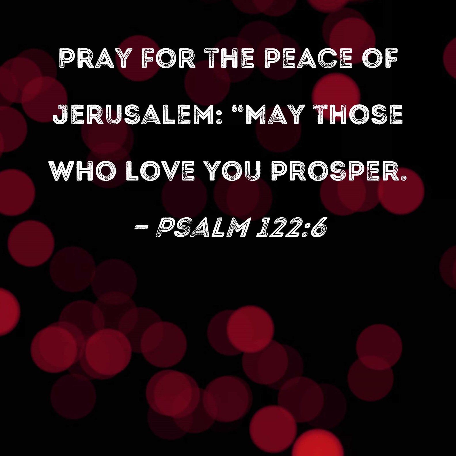 pray for the peace of jerusalem kjv