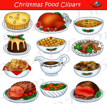 clip art christmas lunch