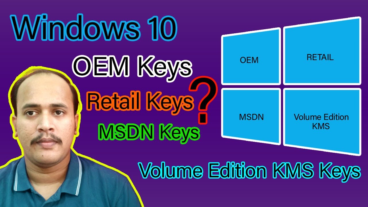 msdn keys windows 10