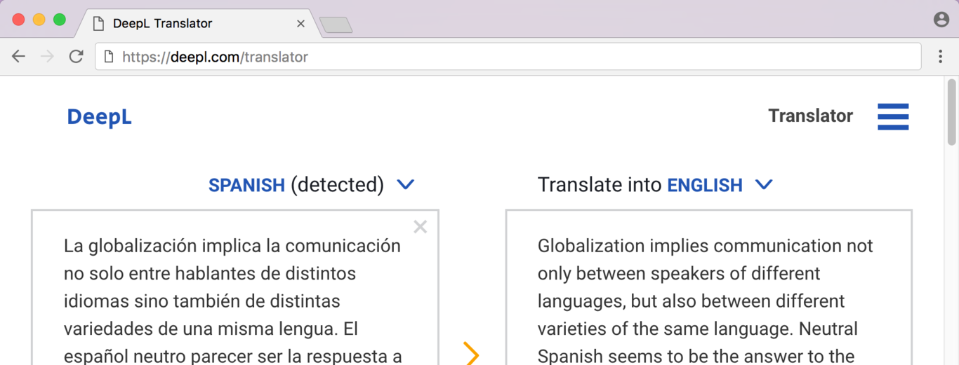 traductor francés - español deepl