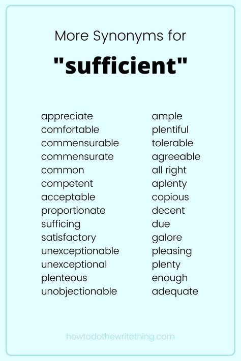 adequate synonyms