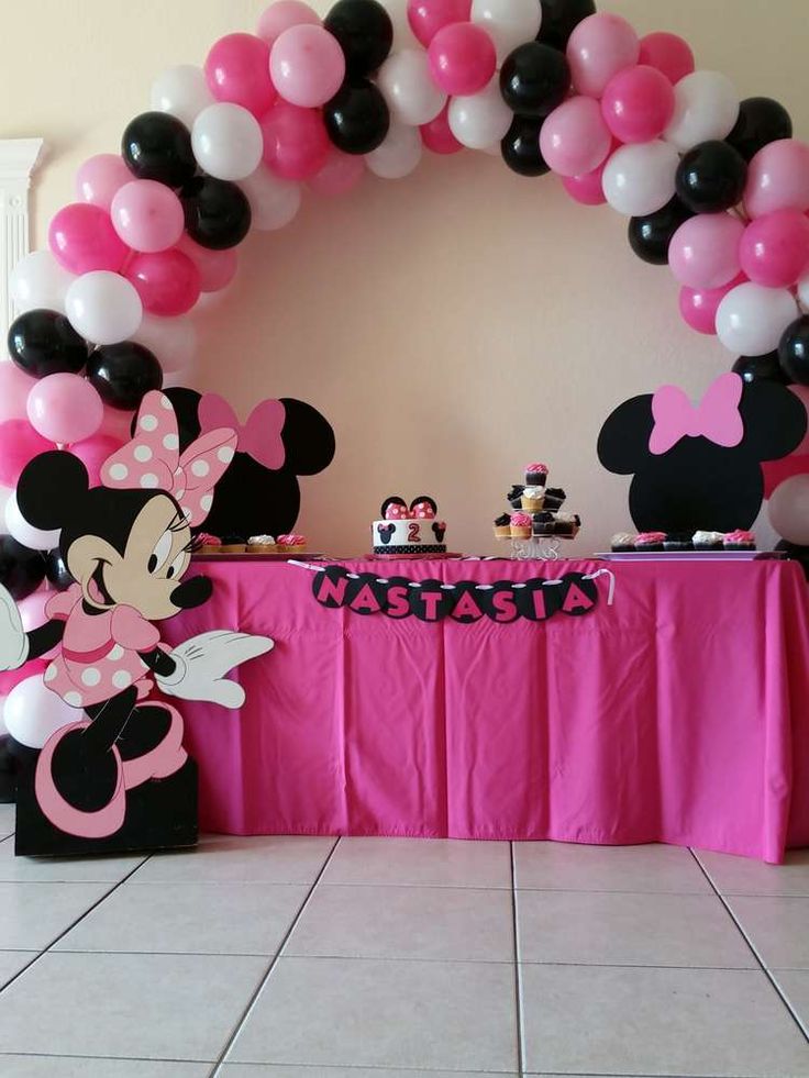 minnie mouse party props