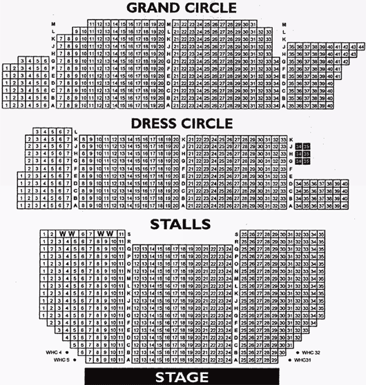 royal alexandra theater seating plan