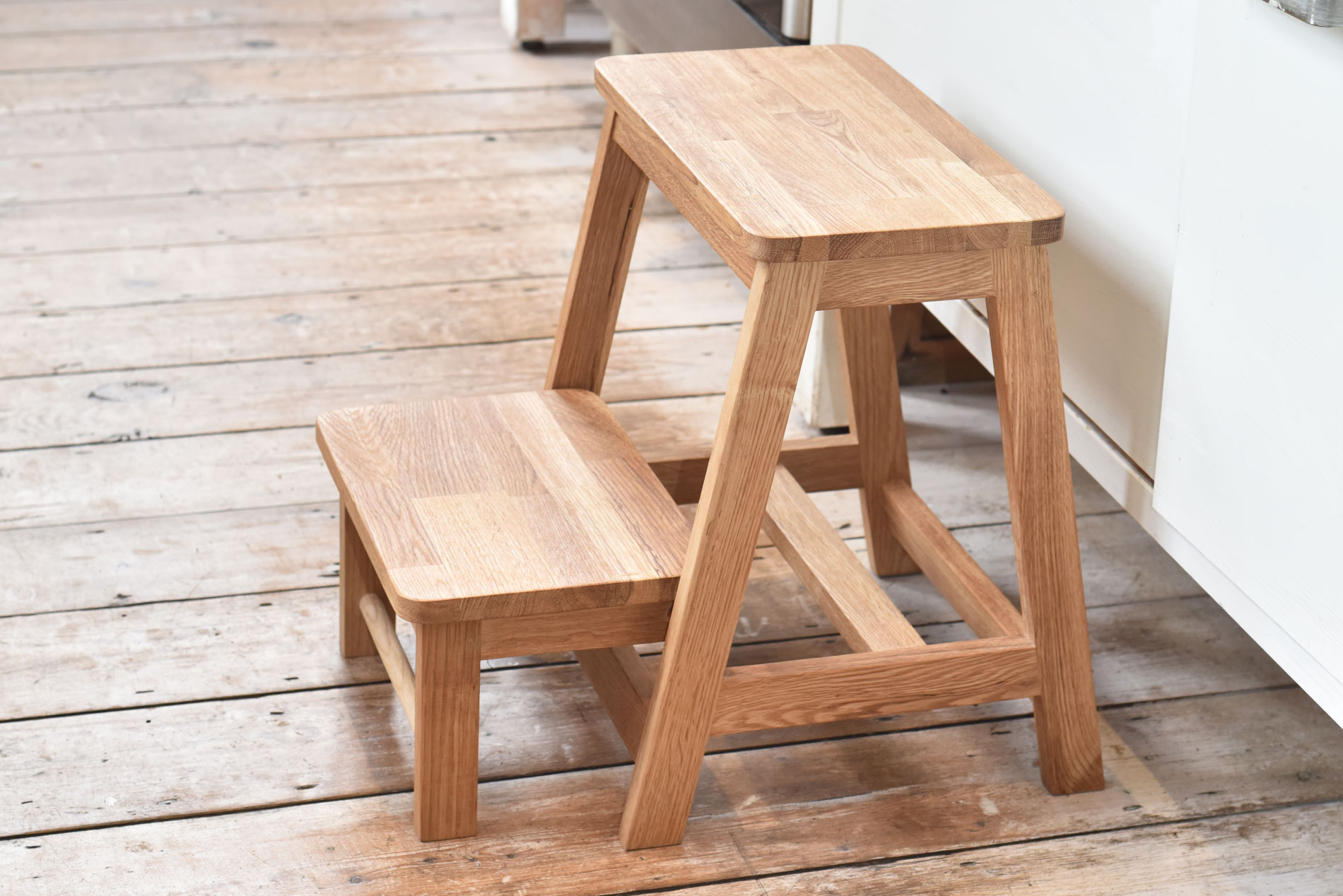 small wooden step ladder