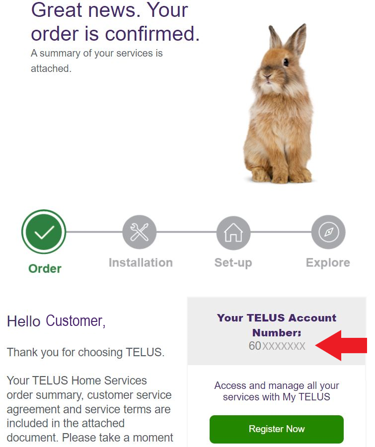 telus service phone number