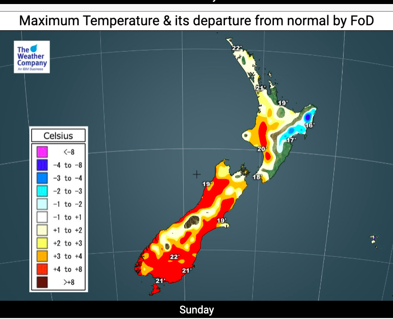 auckland weather 10 day outlook