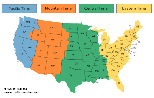 america virginia time zone