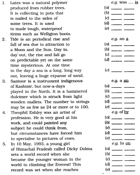 editing exercises with answers pdf