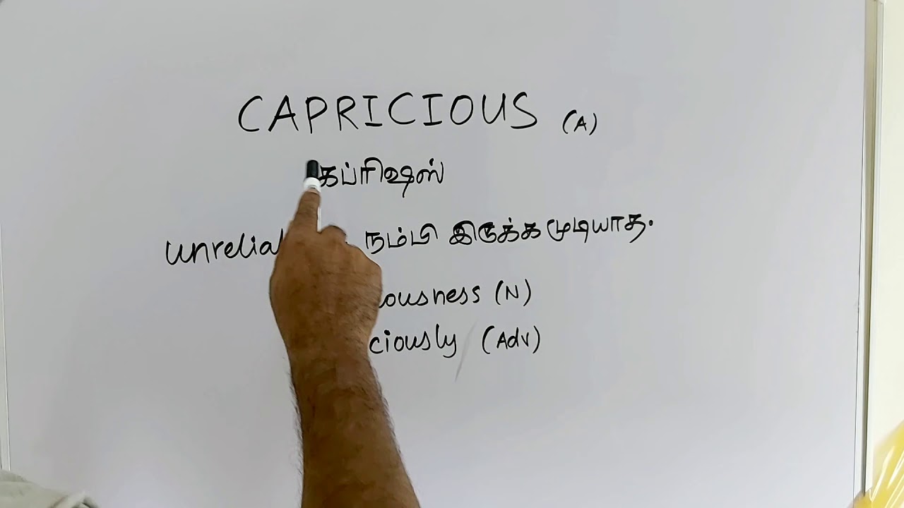 vagrant meaning in tamil