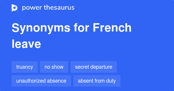 absence thesaurus