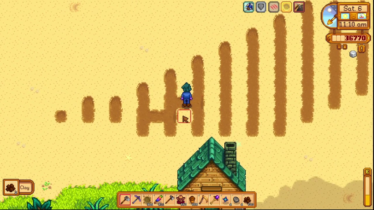 clay farming stardew valley pattern