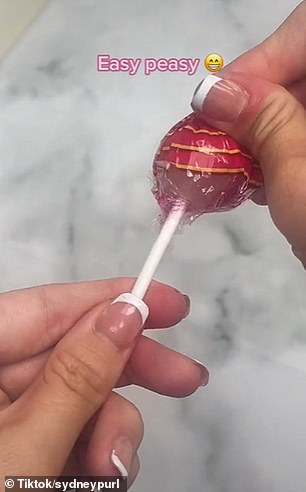 how to open a chupa chups