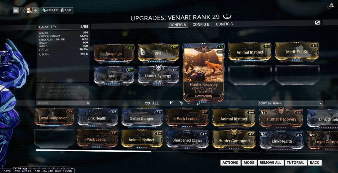 warframe venari build