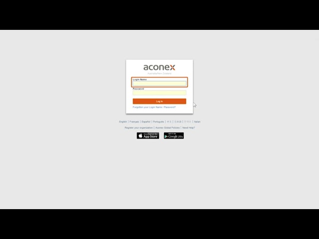 aconex login