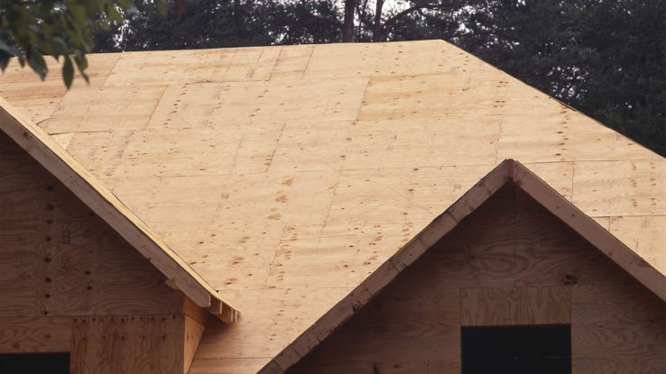 plywood sheathing