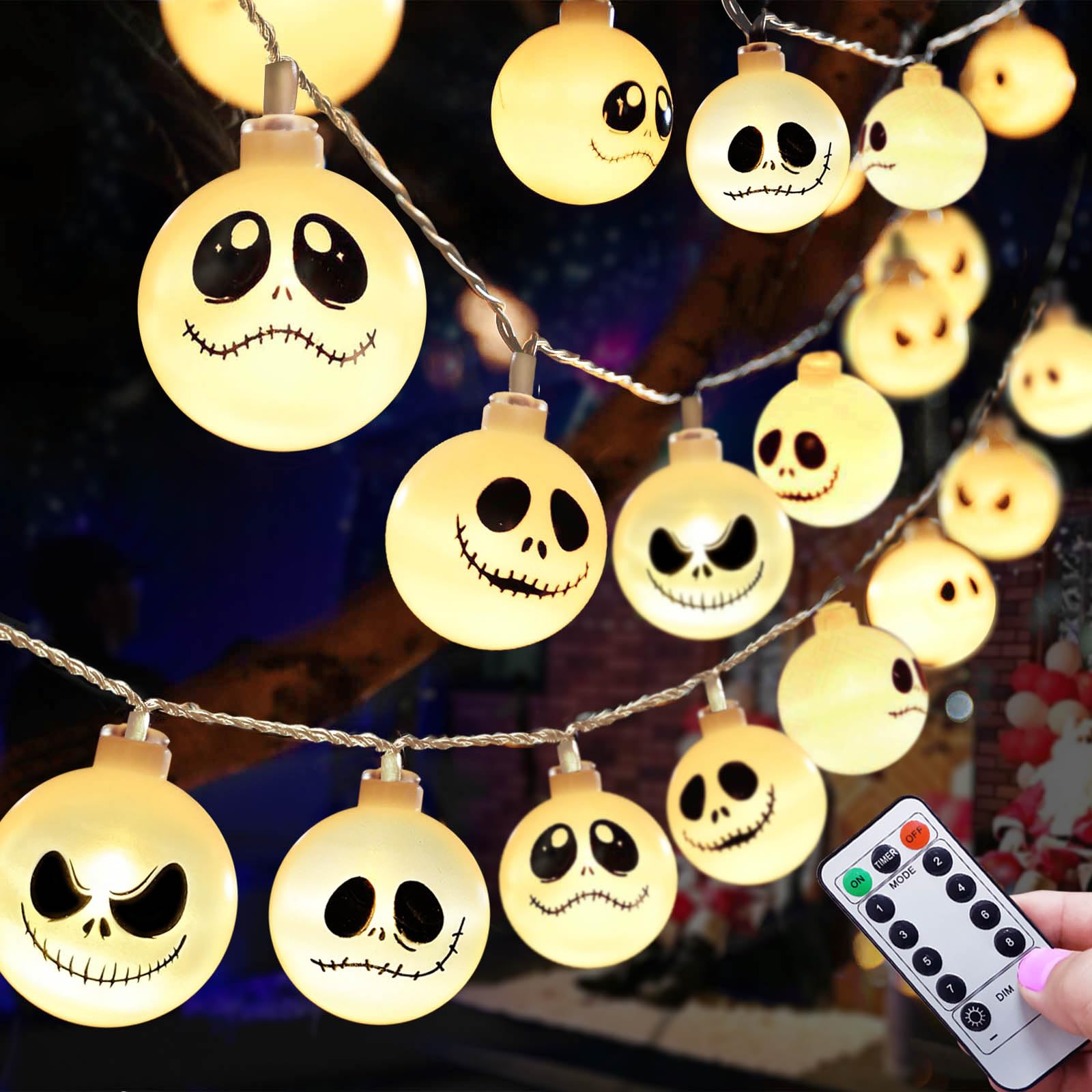 nightmare before xmas lights