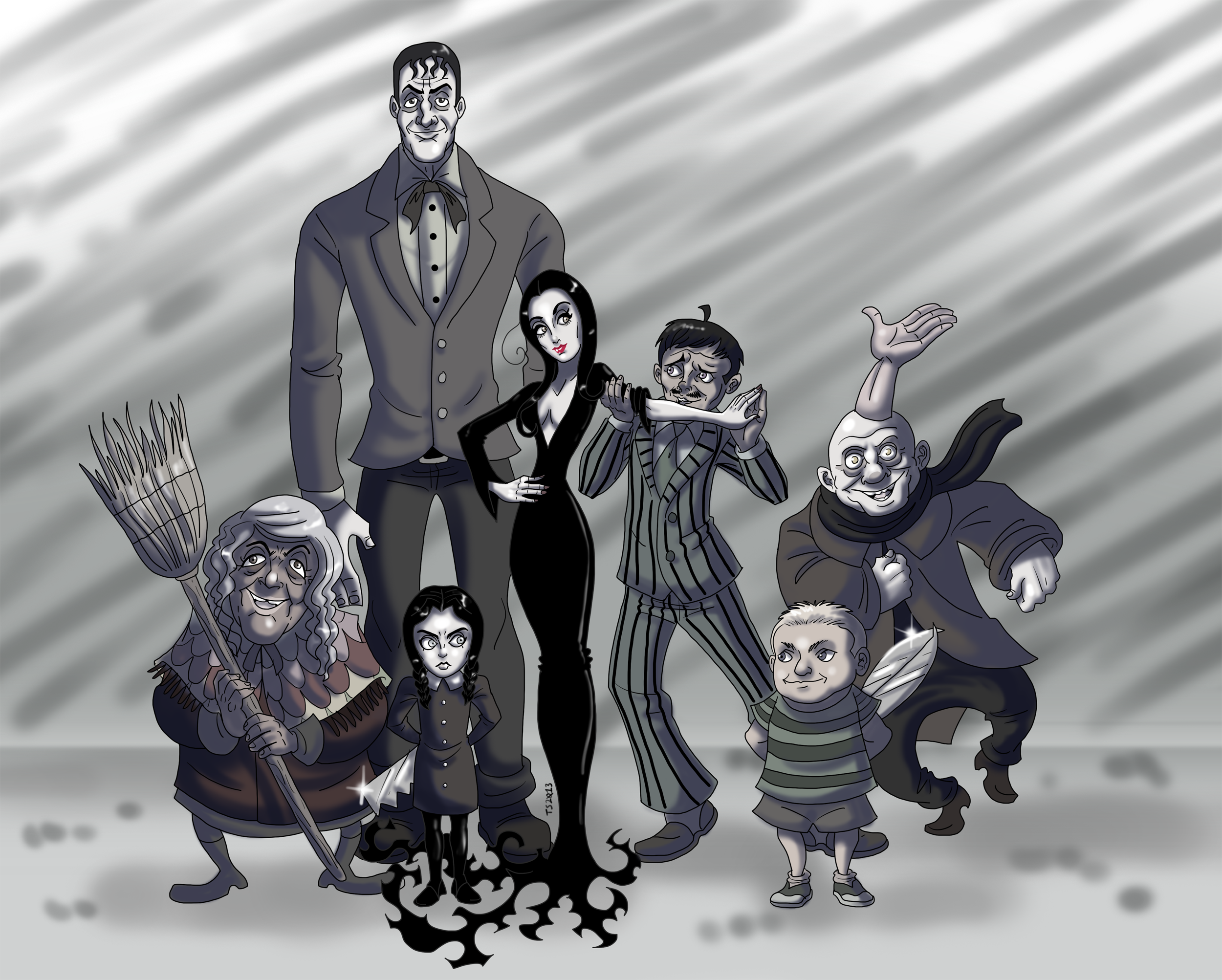 addams family anime