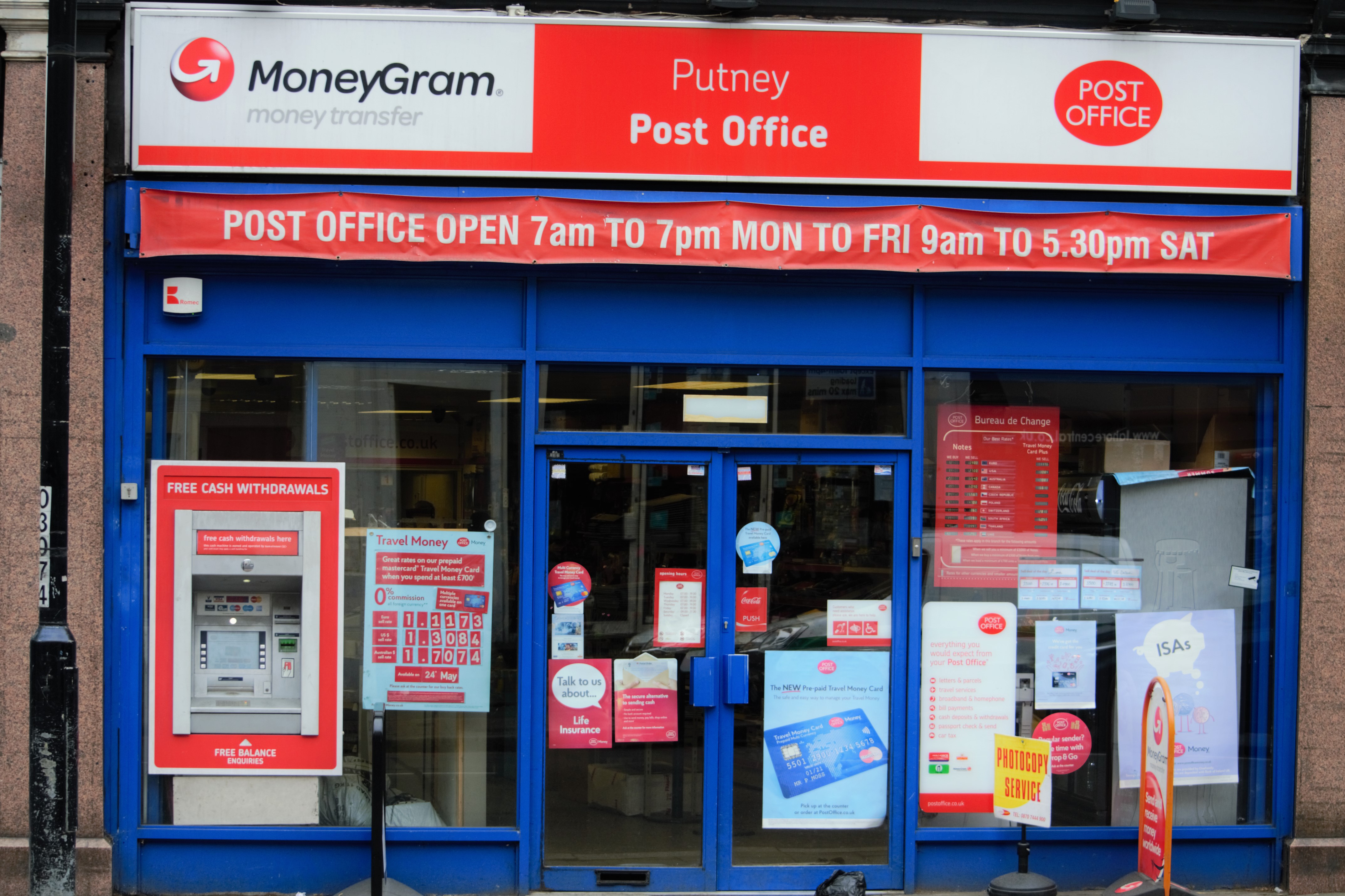 moneygram post office