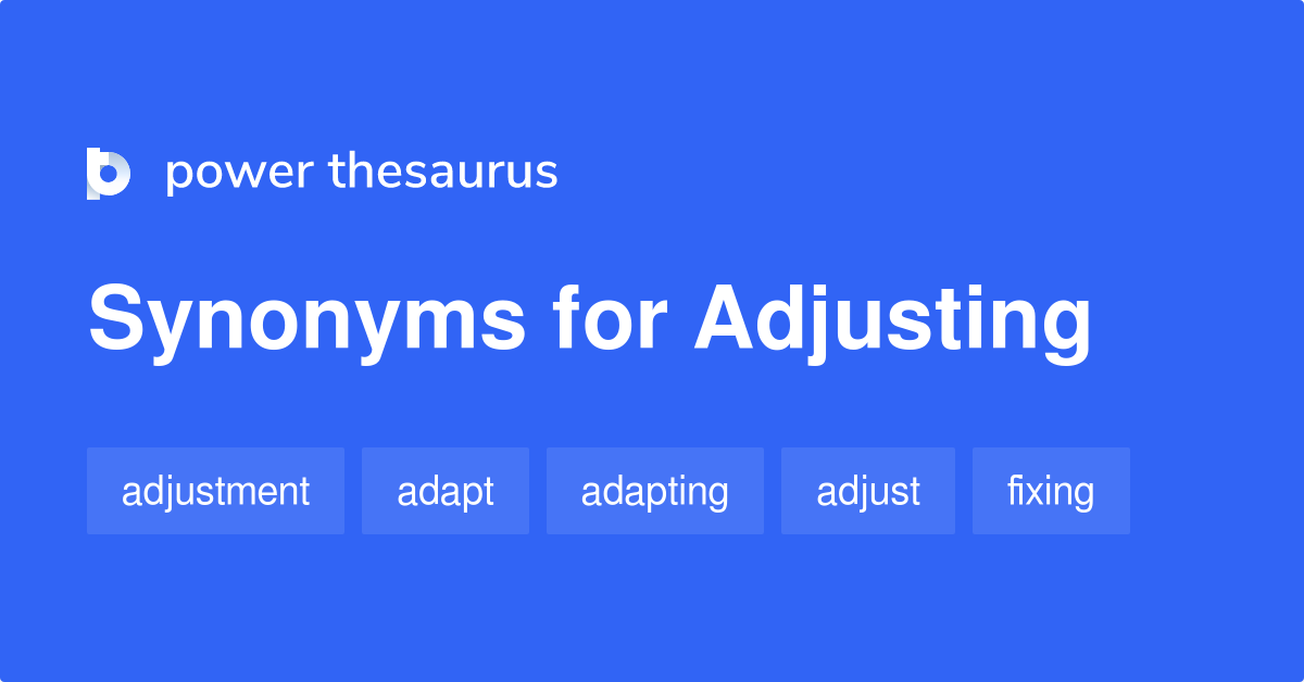 adjusting thesaurus