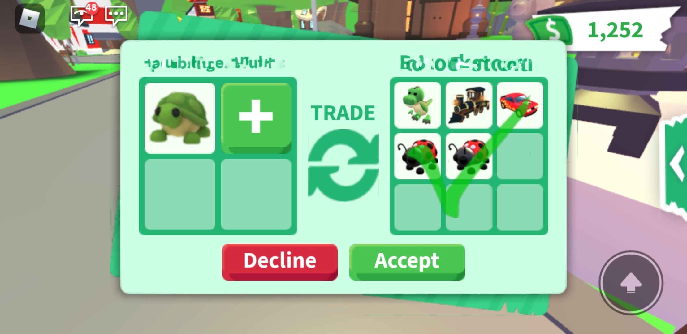 adopt me trades values