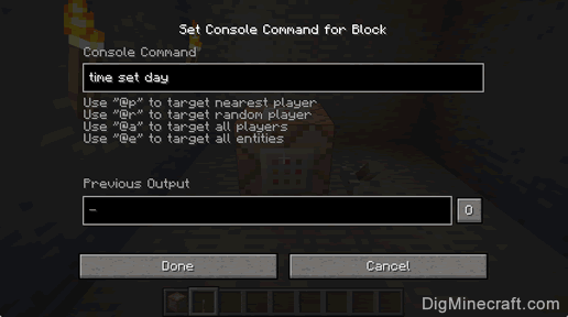 how do you use a command block in minecraft