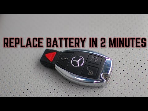 how to replace a mercedes benz key battery