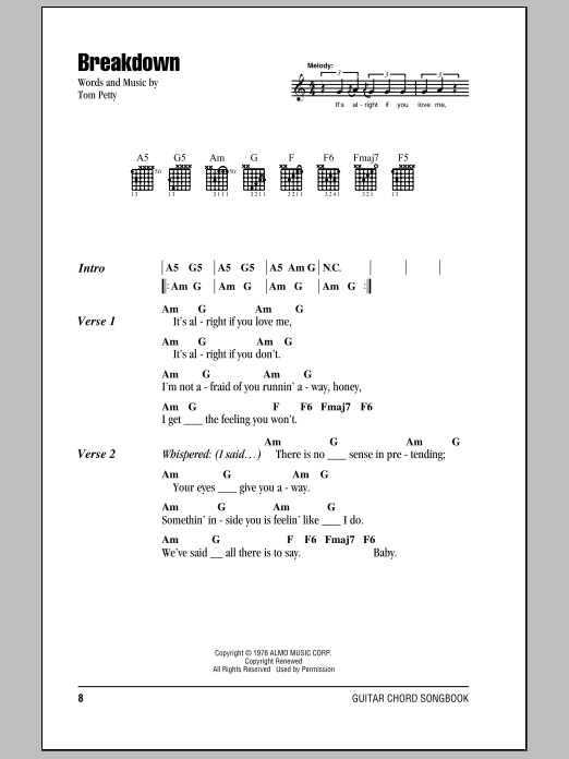 tom petty chords