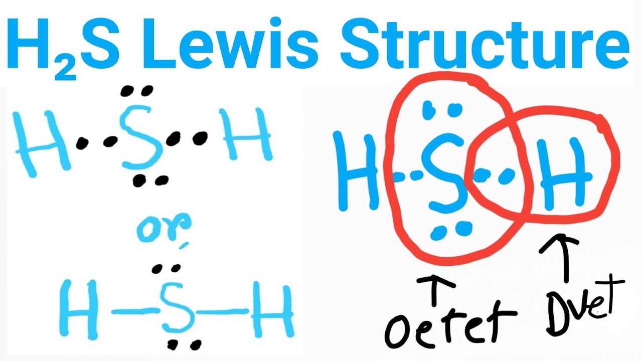 lewis dot of h2s