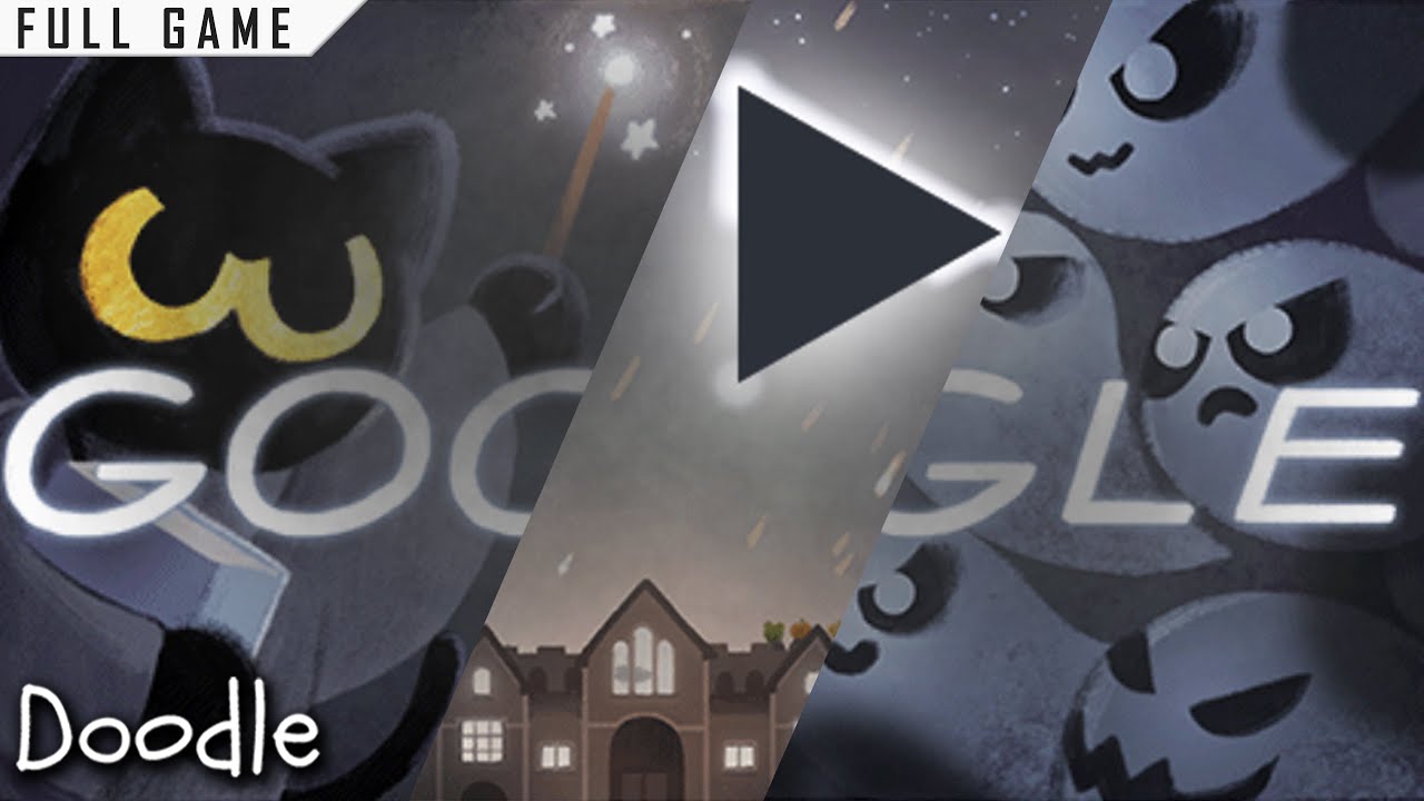 halloween google doodle 2016