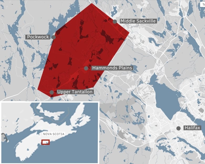 halifax evacuation map