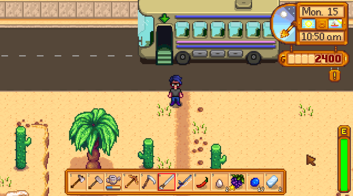 how to unlock the desert stardew