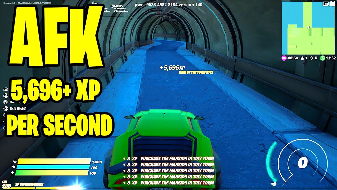 afk xp map fortnite