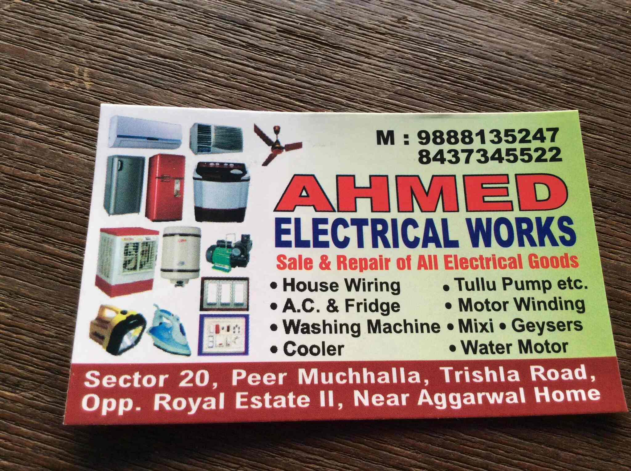 ahmed electrician