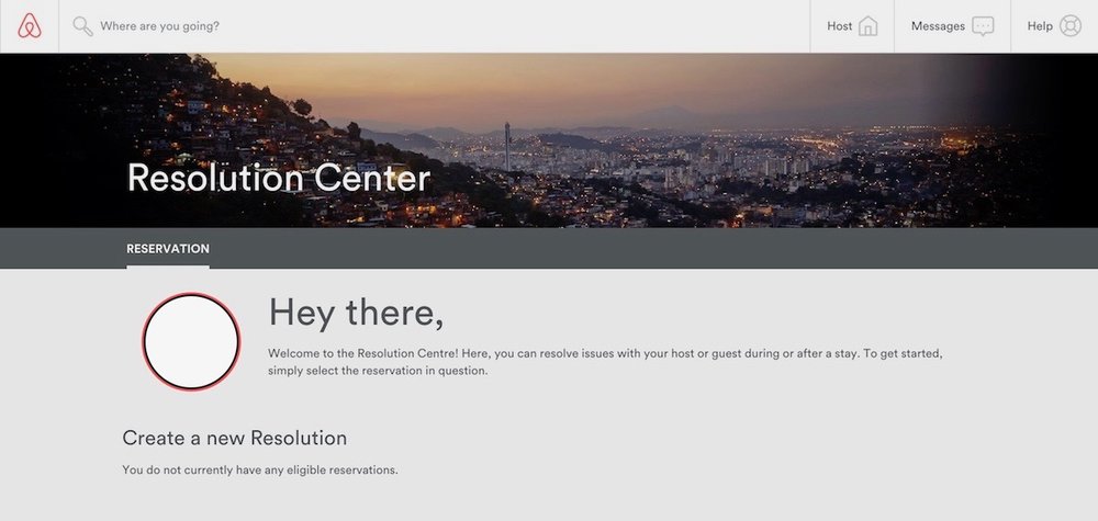 airbnb resolution center