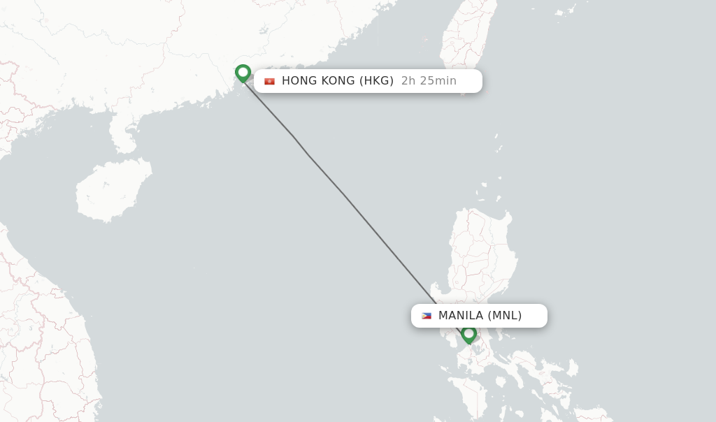 airfare from philippines to hong kong