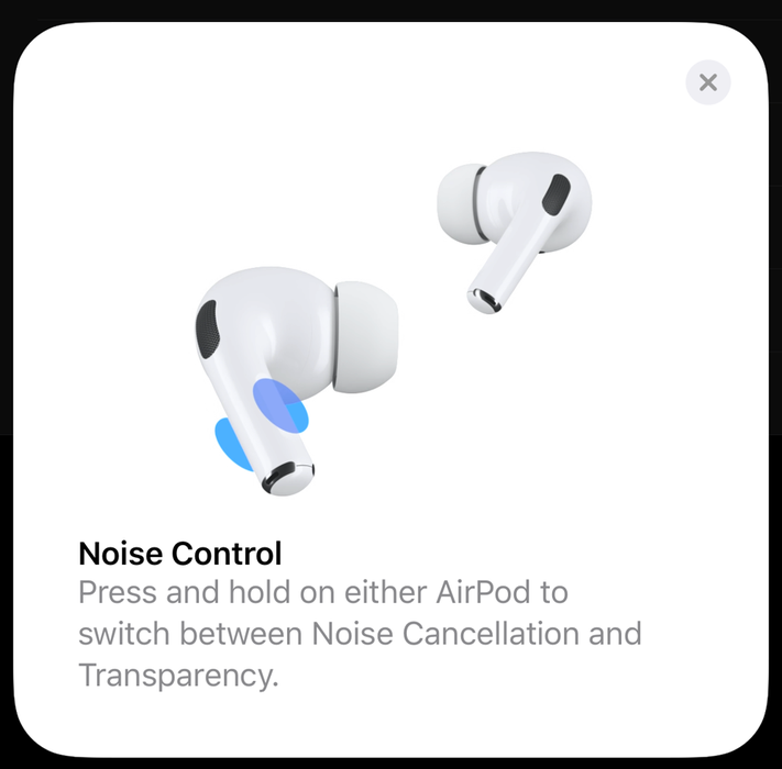 airpods pro control