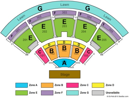 ak chin pavilion seating chart