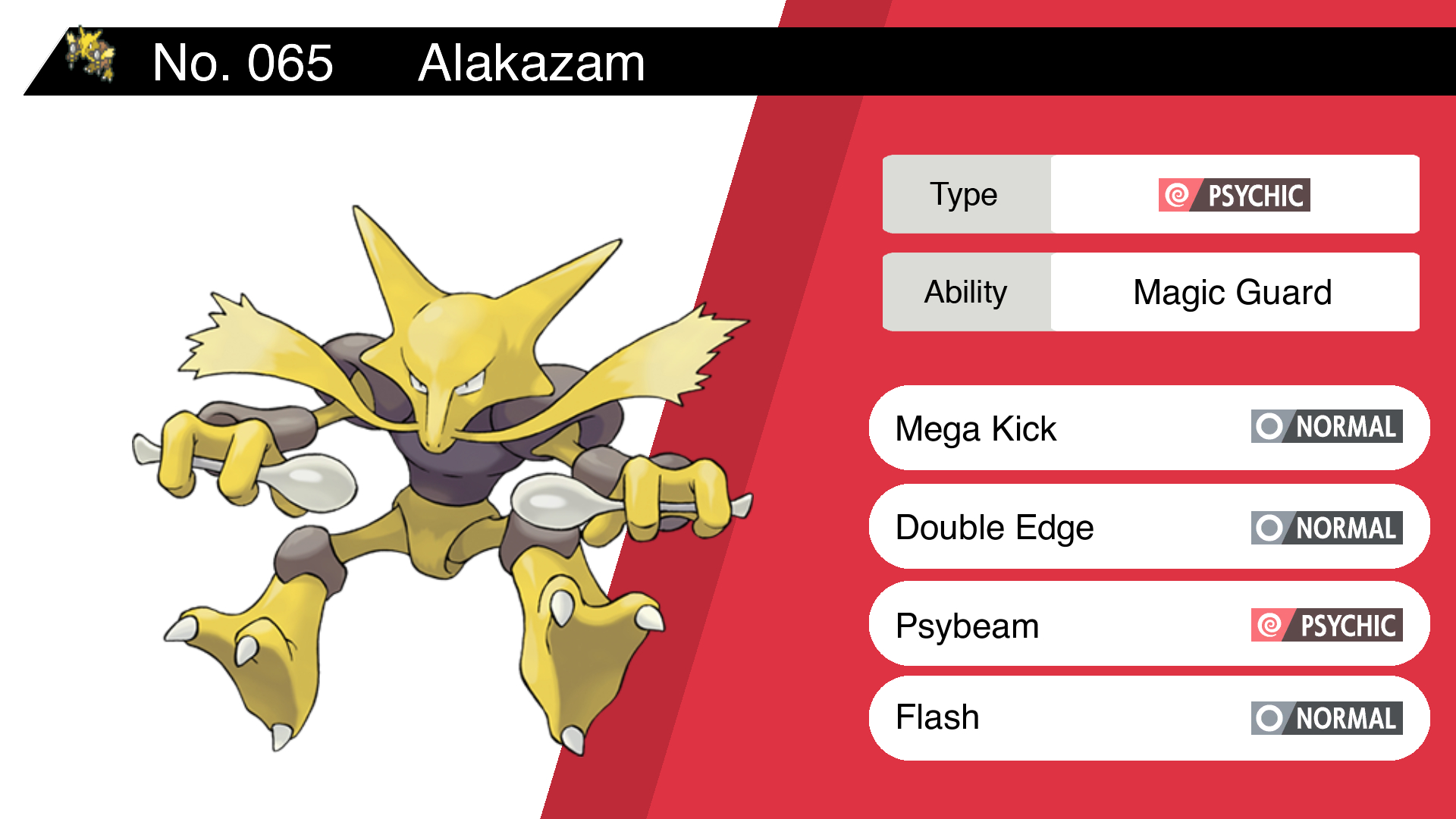 alakazam moveset