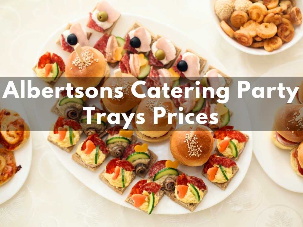 albertsons catering menu