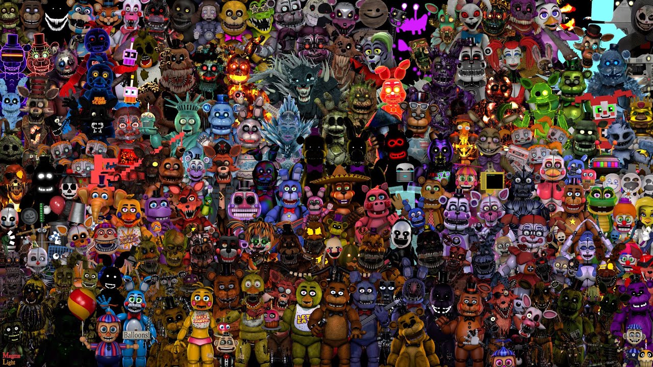 all the animatronics